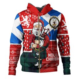 ScotsTee Shop Scottish Keith (Marshall) Modern Clan Crest Tartan Hoodie Scotland Christmas Santa