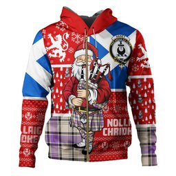 ScotsTee Shop Scottish Haney Ancient Clan Crest Tartan Hoodie Scotland Christmas Santa