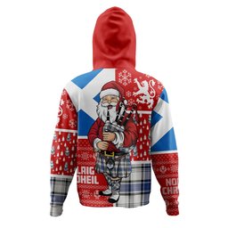 ScotsTee Shop Scottish Haney Modern Clan Crest Tartan Hoodie Scotland Christmas Santa