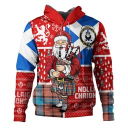 ScotsTee Shop Scottish Haney Dress Modern Clan Crest Tartan Hoodie Scotland Christmas Santa