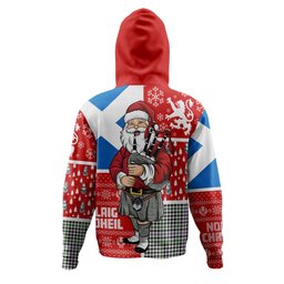 ScotsTee Shop Scottish Halliday (Holliday) Ancient Clan Crest Tartan Hoodie Scotland Christmas Santa