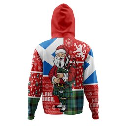 ScotsTee Shop Scottish Hogarth Ancient Clan Crest Tartan Hoodie Scotland Christmas Santa