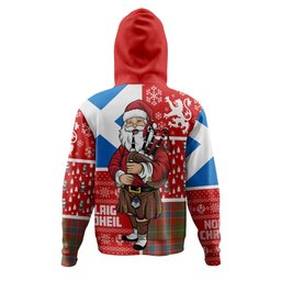 ScotsTee Shop Scottish Lumsden Ancient Clan Crest Tartan Hoodie Scotland Christmas Santa