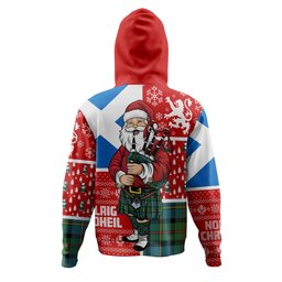 ScotsTee Shop Scottish MacLeod of Harris (MacLeod Hunting) Ancient Clan Crest Tartan Hoodie Scotland Christmas Santa
