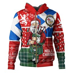 ScotsTee Shop Scottish MacDonald Lord of the Isles; Hunting Ancient Clan Crest Tartan Hoodie Scotland Christmas Santa