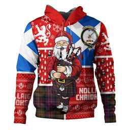 ScotsTee Shop Scottish MacBrayne Clan Crest Tartan Hoodie Scotland Christmas Santa