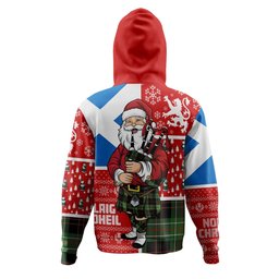 ScotsTee Shop Scottish MacDiarmid Ancient Clan Crest Tartan Hoodie Scotland Christmas Santa
