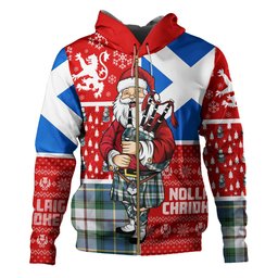 ScotsTee Shop Scottish MacLeod of California Ancient Clan Crest Tartan Hoodie Scotland Christmas Santa