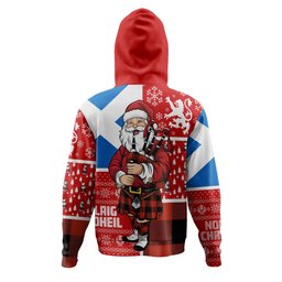 ScotsTee Shop Scottish MacGregor Rob Roy (Gregor Red & Black) Ancient Clan Crest Tartan Hoodie Scotland Christmas Santa