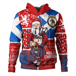 ScotsTee Shop Scottish MacGregor of Glengyle (Gregor of Deeside) Ancient Clan Crest Tartan Hoodie Scotland Christmas Santa