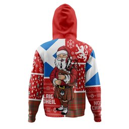 ScotsTee Shop Scottish MacDonald of Staffa (Donald of Staffa) Ancient Clan Crest Tartan Hoodie Scotland Christmas Santa
