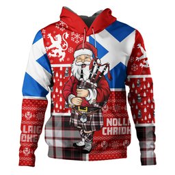 ScotsTee Shop Scottish MacPherson of Pitmain Modern Clan Crest Tartan Hoodie Scotland Christmas Santa
