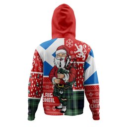 ScotsTee Shop Scottish MacNeil of Colonsay (MacNeil of Barra of Colonsay) Modern Clan Crest Tartan Hoodie Scotland Christmas Santa