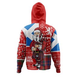 ScotsTee Shop Scottish MacNiven Modern Clan Crest Tartan Hoodie Scotland Christmas Santa