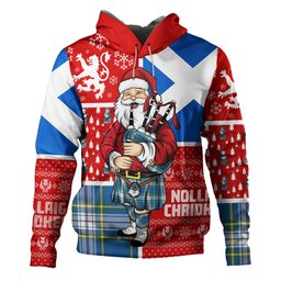 ScotsTee Shop Scottish Maver Dress Ancient Clan Crest Tartan Hoodie Scotland Christmas Santa