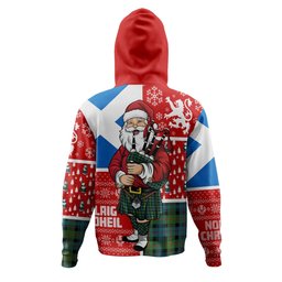 ScotsTee Shop Scottish Murray of Atholl (Murray) Ancient Clan Crest Tartan Hoodie Scotland Christmas Santa