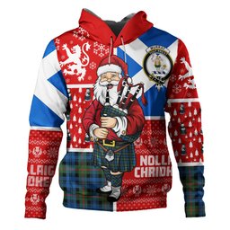 ScotsTee Shop Scottish Murray Ancient Clan Crest Tartan Hoodie Scotland Christmas Santa