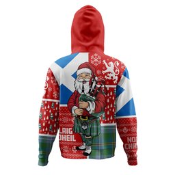 ScotsTee Shop Scottish Porteous Ancient Clan Crest Tartan Hoodie Scotland Christmas Santa