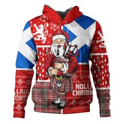 ScotsTee Shop Scottish Ritchie Weathered Clan Crest Tartan Hoodie Scotland Christmas Santa