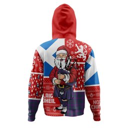 ScotsTee Shop Scottish Rae Modern Clan Crest Tartan Hoodie Scotland Christmas Santa