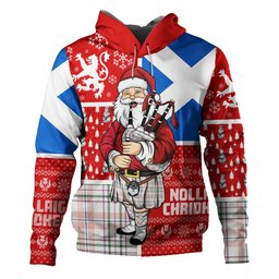 ScotsTee Shop Scottish Shaw Women's Dress Ancient Clan Crest Tartan Hoodie Scotland Christmas Santa