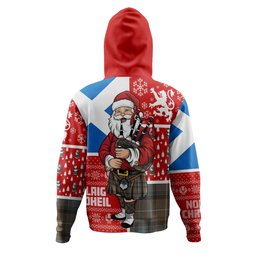 ScotsTee Shop Scottish Semple Weathered Clan Crest Tartan Hoodie Scotland Christmas Santa