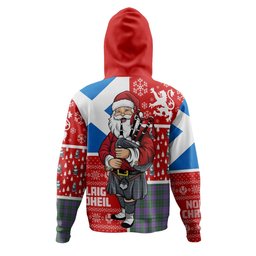 ScotsTee Shop Scottish Rae Ancient Clan Crest Tartan Hoodie Scotland Christmas Santa