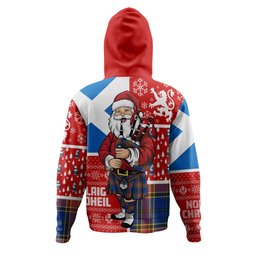 ScotsTee Shop Scottish Traill (Trayle) Modern Clan Crest Tartan Hoodie Scotland Christmas Santa