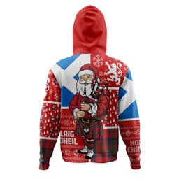 ScotsTee Shop Scottish Stewart of Ardshiel Modern Clan Crest Tartan Hoodie Scotland Christmas Santa