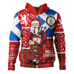 ScotsTee Shop Scottish Murray Plaid Artifact Modern Clan Crest Tartan Hoodie Scotland Christmas Santa