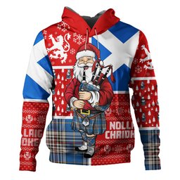 ScotsTee Shop Scottish Thompson Variant (Thomson Variant) Ancient Clan Crest Tartan Hoodie Scotland Christmas Santa