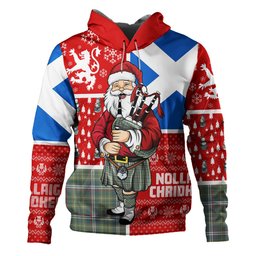 ScotsTee Shop Scottish Toshach Weathered Clan Crest Tartan Hoodie Scotland Christmas Santa