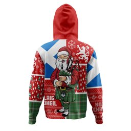 ScotsTee Shop Scottish Toshach Ancient Clan Crest Tartan Hoodie Scotland Christmas Santa