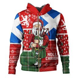 ScotsTee Shop Scottish Toshach Ancient Clan Crest Tartan Hoodie Scotland Christmas Santa
