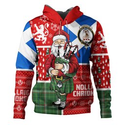 ScotsTee Shop Scottish Toshach Ancient Clan Crest Tartan Hoodie Scotland Christmas Santa