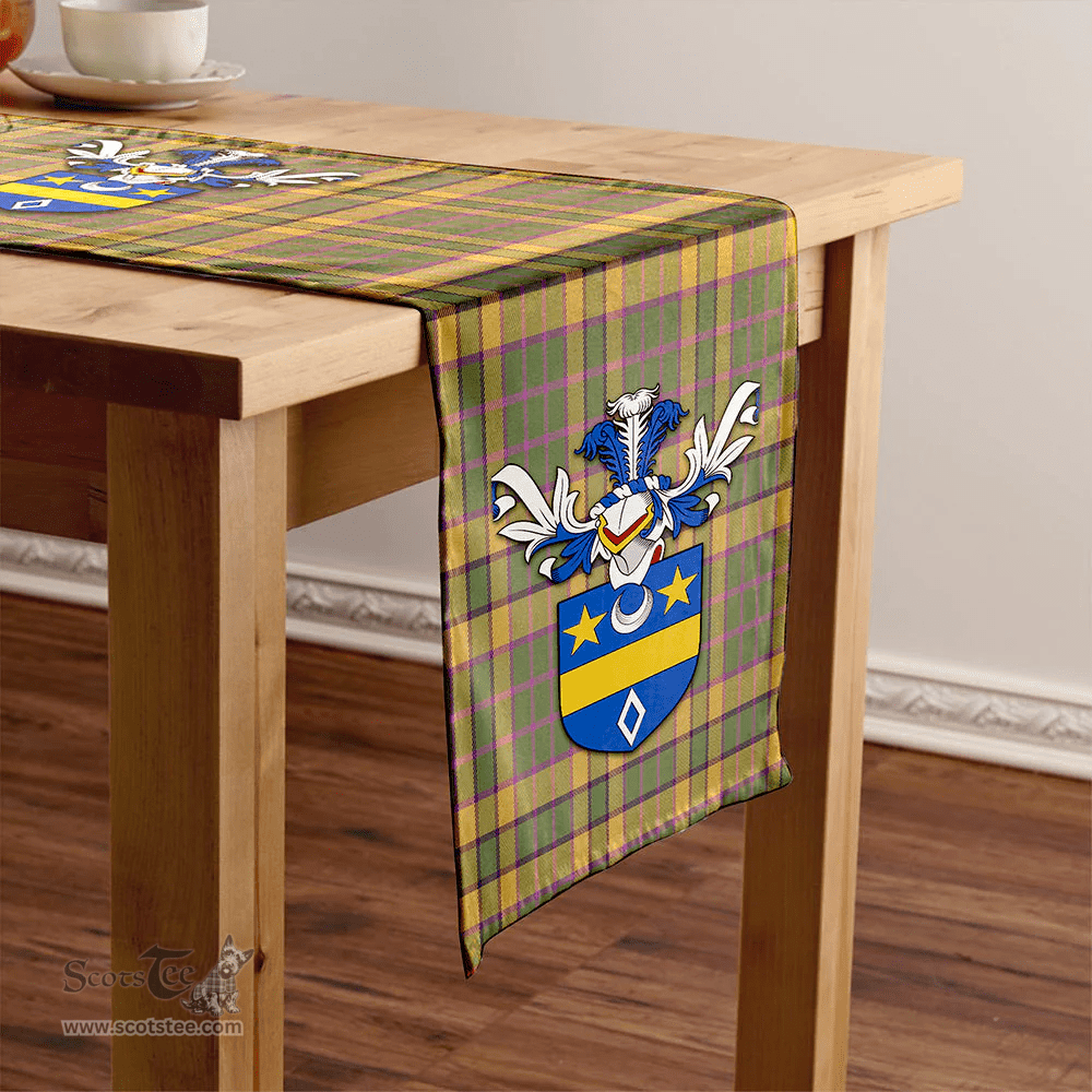 Scottish Blackwood Weathered Clan Tartan Table Runner Clan Tartan Table Runner - Crest Classic Scottish Plaid Tartan Plaid