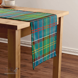 Scottish Colville District Clan Tartan Table Runner Clan Tartan Table Runner - Crest Classic Scottish Plaid Tartan Plaid