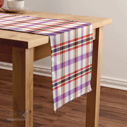 Scottish Boswell Dress Ancient Clan Tartan Table Runner Clan Tartan Table Runner - Crest Classic Scottish Plaid Tartan Plaid