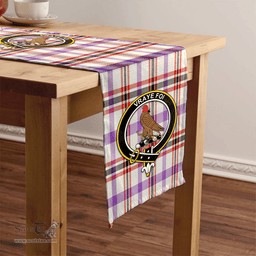 Scottish Boswell Dress Ancient Clan Tartan Table Runner Clan Tartan Table Runner - Crest Classic Scottish Plaid Tartan Plaid