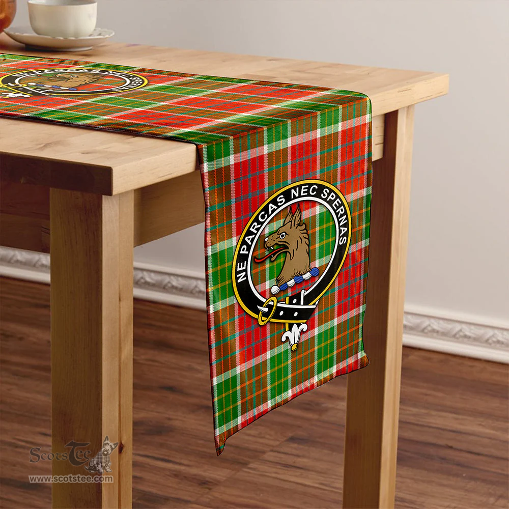 Scottish Blackie Ancient Clan Tartan Table Runner Clan Tartan Table Runner - Crest Classic Scottish Plaid Tartan Plaid