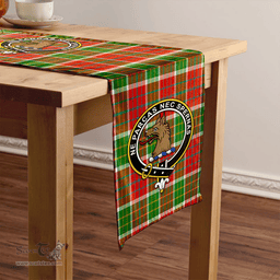 Scottish Blackie Ancient Clan Tartan Table Runner Clan Tartan Table Runner - Crest Classic Scottish Plaid Tartan Plaid