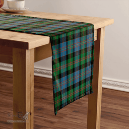 Scottish Cameron of Erracht #3 Ancient 2 Clan Tartan Table Runner Clan Tartan Table Runner - Crest Classic Scottish Plaid Tartan Plaid