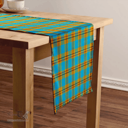 Scottish Carlisle (Carlill) Ancient Clan Tartan Table Runner Clan Tartan Table Runner - Crest Classic Scottish Plaid Tartan Plaid