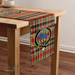 Scottish Bruce of Kinnaird Ancient Clan Tartan Table Runner Clan Tartan Table Runner - Crest Classic Scottish Plaid Tartan Plaid