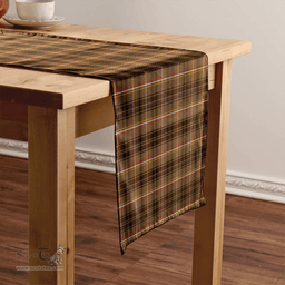 Scottish Campbell Marquis of Lorne Weathered 2 Clan Tartan Table Runner Clan Tartan Table Runner - Crest Classic Scottish Plaid Tartan Plaid