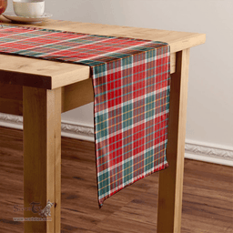 Scottish Blackie Weathered Clan Tartan Table Runner Clan Tartan Table Runner - Crest Classic Scottish Plaid Tartan Plaid