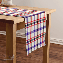 Scottish Boswell Dress Modern Clan Tartan Table Runner Clan Tartan Table Runner - Crest Classic Scottish Plaid Tartan Plaid