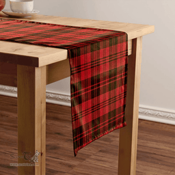 Scottish Campbell of Lochlane Weathered 2 Clan Tartan Table Runner Clan Tartan Table Runner - Crest Classic Scottish Plaid Tartan Plaid