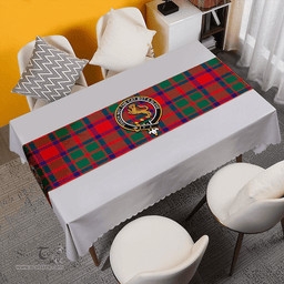Scottish Caledonian (MacKintosh #3) Modern Clan Tartan Table Runner Clan Tartan Table Runner - Crest Classic Scottish Plaid Tartan Plaid