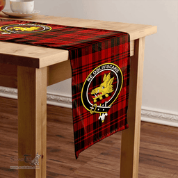 Scottish Campbell of Lochlane Modern 2 Clan Tartan Table Runner Clan Tartan Table Runner - Crest Classic Scottish Plaid Tartan Plaid